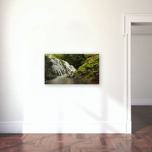 Tablou Canvas, Cascada, 90 x 50 cm, Rama lemn, Multicolor