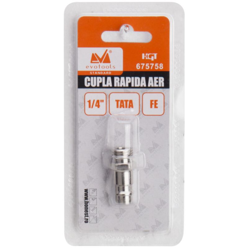 Casa si Gradina - Electrice - Echipamente electrice - Accesorii compresoare - Cupla Rapida Aer Tata FE 3/8 Evotools - Infinity.ro