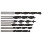 Casa si Gradina - Constructii - Scule electrice si accesorii - Seturi si accesorii pentru gaurit si insurubat - Burghiu Lemn EvoTools, 4, 5, 6, 8, 10 mm, set 5 bucati - Infinity.ro