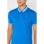 Fashion, accesorii si bijuterii - Barbati - Imbracaminte - Tricouri si bluze barbati - Tricou polo Barbati Tommy Jeans DM0DM12220 2XL INTL Albastru - Infinity.ro
