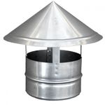 Casa si Gradina - Termice - Sobe, Seminee si accesorii - Accesorii seminee si sobe - Capac Terminal pentru Burlan din INOX, 200 mm, EvoTools - Infinity.ro