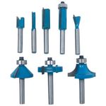 Casa si Gradina - Constructii - Scule electrice si accesorii - Accesorii pentru frezare - Set 8 Freze pentru Lemn, EvoTools - Infinity.ro