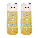 Fashion, accesorii si bijuterii - Copii - Lenjerie si pijamale copii - Sosete si dresuri copii - Sosete cu animalute, pentru copii si adulti Galben One-Size - Infinity.ro