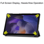 Laptop, Telefoane si Tablete - Tablete si accesorii tablete - Accesorii Tablete - Huse tablete - Husa de protectie tip carte, Felman's, pentru tableta Samsung Galaxy Tab A8 10.5 inch, SM-X200 / SM-X205, piele ecologica, Negru - Infinity.ro