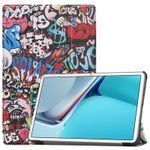 Laptop, Telefoane si Tablete - Tablete si accesorii tablete - Accesorii Tablete - Huse tablete - Husa Felman's flip pentru Huawei MatePad Pro 11 2022, cu design Grafitti in piele ecologica, cu multiple culori - Infinity.ro