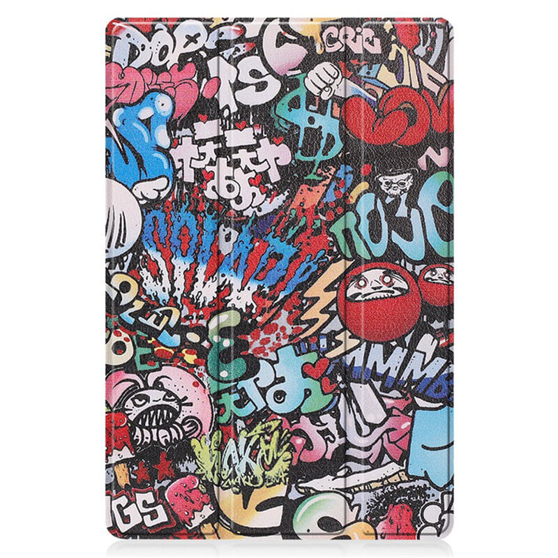 Laptop, Telefoane si Tablete - Tablete si accesorii tablete - Accesorii Tablete - Huse tablete - Husa Felman's flip pentru Huawei MatePad Pro 11 2022, cu design Grafitti in piele ecologica, cu multiple culori - Infinity.ro