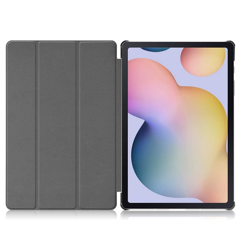 Laptop, Telefoane si Tablete - Tablete si accesorii tablete - Accesorii Tablete - Huse tablete - Husa tip carte, Samsung Galaxy Tab S7 FE 12.4'' T730/T736 2021, suport pentru smart pen, piele ecologica, Negru - Infinity.ro