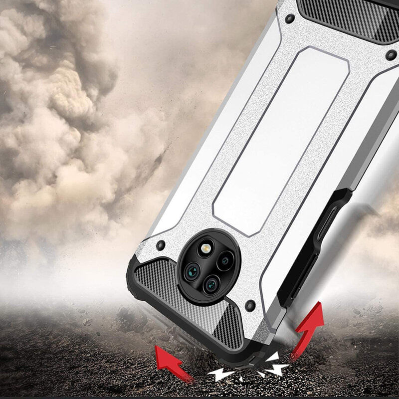 Laptop, Telefoane si Tablete - Telefoane mobile si accesorii - Accesorii Telefoane - Huse telefoane - Husa de protectie compatibila cu Xiaomi Redmi Note 9T 5G, PC, Negru - Infinity.ro