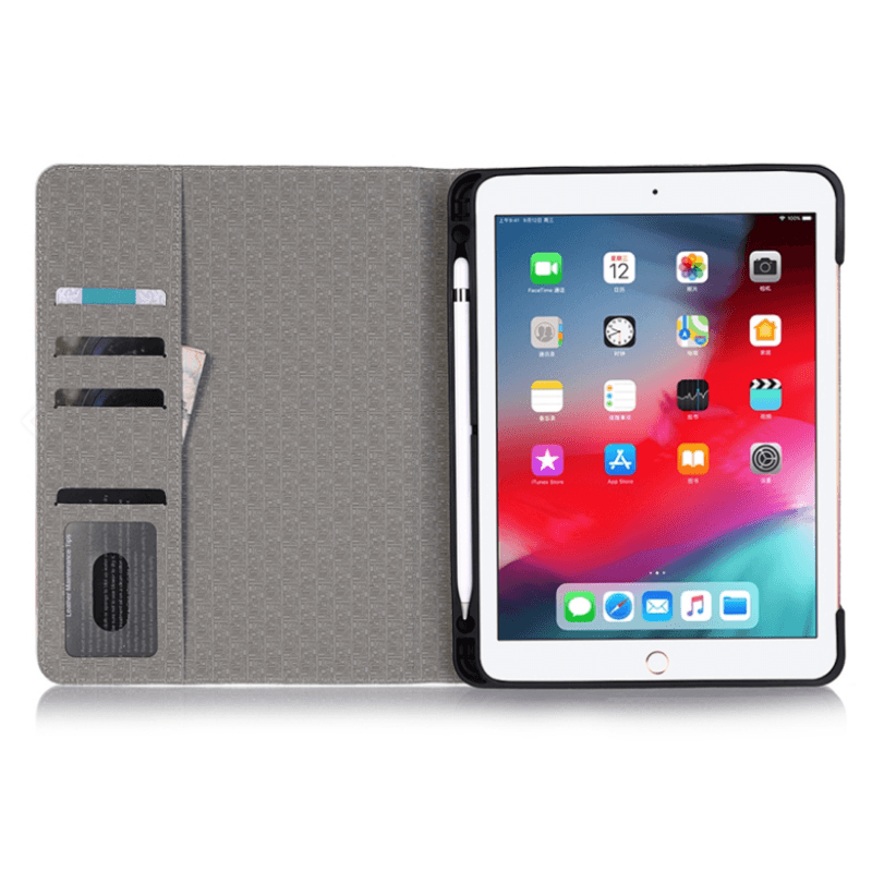 Laptop, Telefoane si Tablete - Tablete si accesorii tablete - Accesorii Tablete - Huse tablete - Husa de protectie Felman's, pentru iPad Pro 11 inch 2018 si 2020, tip carte, piele ecologica, Maro - Infinity.ro