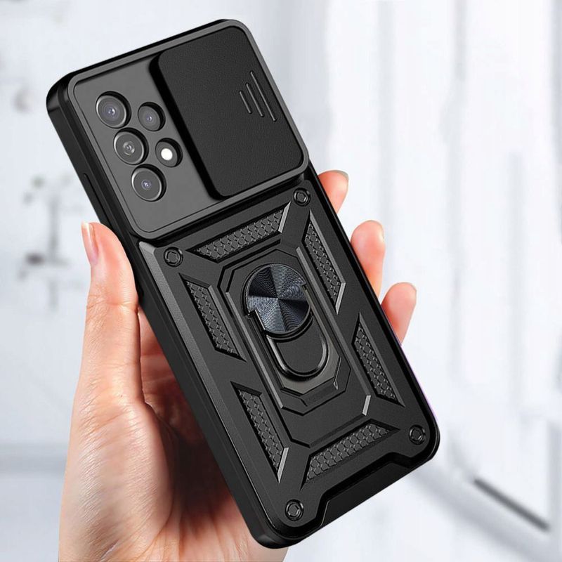 Laptop, Telefoane si Tablete - Telefoane mobile si accesorii - Accesorii Telefoane - Huse telefoane - Husa de protectie compatibila cu Samsung Galaxy A23/A23 5G, PU, Negru - Infinity.ro