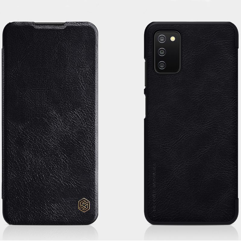 Laptop, Telefoane si Tablete - Telefoane mobile si accesorii - Accesorii Telefoane - Huse telefoane - Husa de protectie pentru Samsung Galaxy A03s, Metal, Negru - Infinity.ro