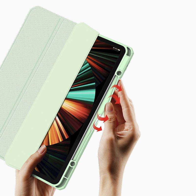 Laptop, Telefoane si Tablete - Tablete si accesorii tablete - Accesorii Tablete - Huse tablete - Husa de protectie Felman's compatibil cu Apple iPad Pro 12.9 2018/2020/2021, Verde - Infinity.ro
