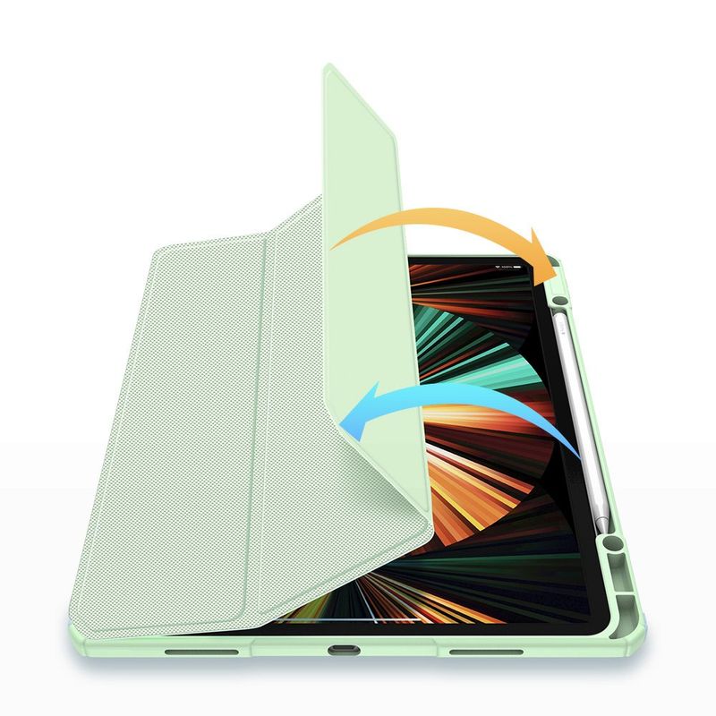 Laptop, Telefoane si Tablete - Tablete si accesorii tablete - Accesorii Tablete - Huse tablete - Husa de protectie Felman's compatibil cu Apple iPad Pro 12.9 2018/2020/2021, Verde - Infinity.ro