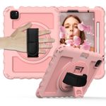 Laptop, Telefoane si Tablete - Tablete si accesorii tablete - Accesorii Tablete - Huse tablete - Husa din silicon Felman's dur,  pentru Apple iPad Air 4 2020 si iPad Pro 11 2018, Roz - Infinity.ro