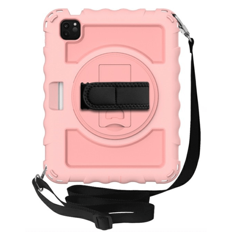 Laptop, Telefoane si Tablete - Tablete si accesorii tablete - Accesorii Tablete - Huse tablete - Husa din silicon Felman's dur,  pentru Apple iPad Air 4 2020 si iPad Pro 11 2018, Roz - Infinity.ro
