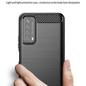 Husa de protectie compatibila cu Huawei P Smart 2021, PU, Negru