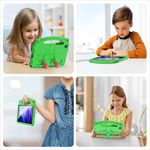 Laptop, Telefoane si Tablete - Tablete si accesorii tablete - Accesorii Tablete - Huse tablete - Husa de protectie Felman's, pentru Samsung Galaxy Tab A7 10.4 2020, model Panda, Verde - Infinity.ro