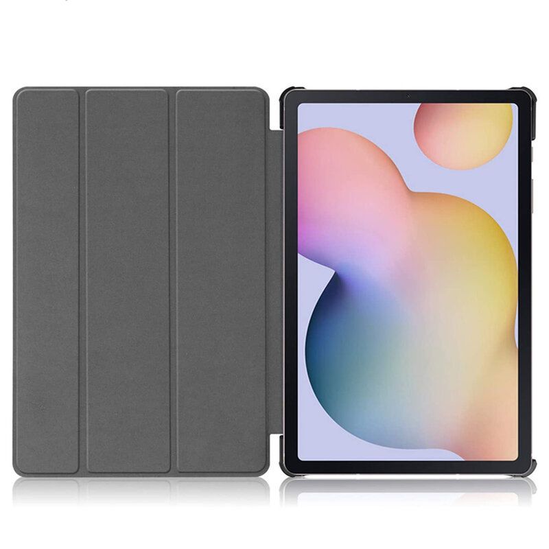 Laptop, Telefoane si Tablete - Tablete si accesorii tablete - Accesorii Tablete - Huse tablete - Husa Felman's tip carte pentru Samsung Galaxy Tab S7 FE 12.4'', T730/T736 2021, cu suport pentru smart pen, din piele ecologica, culoare rosie - Infinity.ro