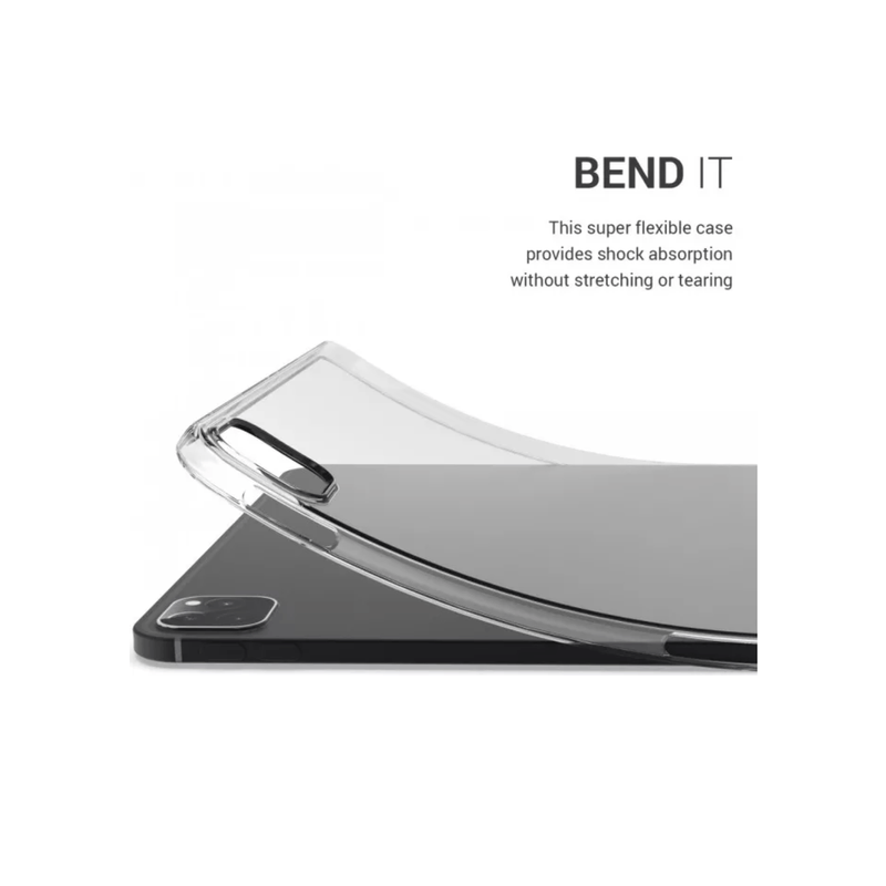 Laptop, Telefoane si Tablete - Tablete si accesorii tablete - Accesorii Tablete - Huse tablete - Husa Felman's de silicon de inalta calitate pentru Apple iPad Pro 12.9 (2020), transparenta - Infinity.ro