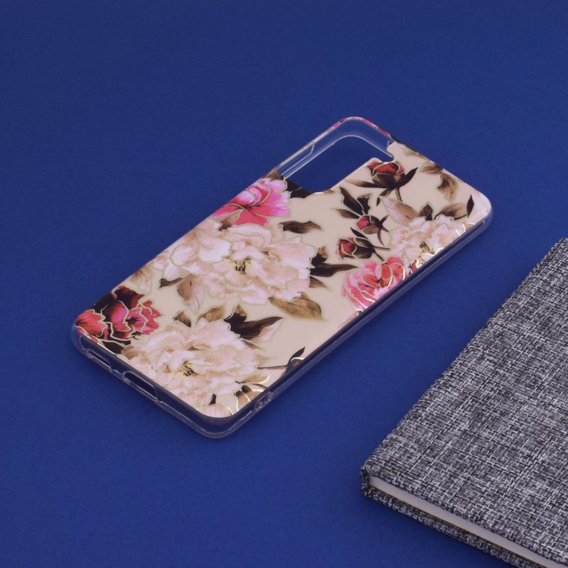 Laptop, Telefoane si Tablete - Telefoane mobile si accesorii - Accesorii Telefoane - Huse telefoane - Husa de protectie compatibila cu Samsung Galaxy S21 Plus 5G, PU, Bej - Infinity.ro