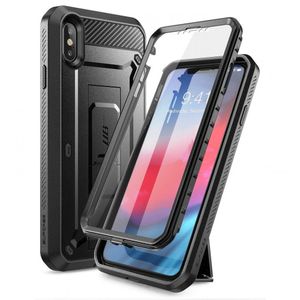 Husa de protectie compatibila cu iPhone XS Max, PC, Negru