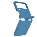 Laptop, Telefoane si Tablete - Telefoane mobile si accesorii - Accesorii Telefoane - Huse telefoane - Husa de protectie compatibila cu Samsung Galaxy Z Flip3 5G, Soft Silicon, Albastru - Infinity.ro