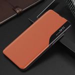 Laptop, Telefoane si Tablete - Telefoane mobile si accesorii - Accesorii Telefoane - Huse telefoane - Husa de protectie compatibila cu Xiaomi Redmi Note 9T 5G, Piele ecologica, Portocaliu - Infinity.ro