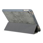 Laptop, Telefoane si Tablete - Tablete si accesorii tablete - Accesorii Tablete - Huse tablete - Husa Felman's tip carte, piele ecologica pentru tableta iPad 2017/2018 de 9.7 inch, compartiment special pentru pix/stilou, Gri - Infinity.ro