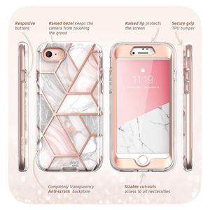 Husa de protectie pentru iPhone SE 2, SE 2020/7/8/3, SE 2022, PU, Roz