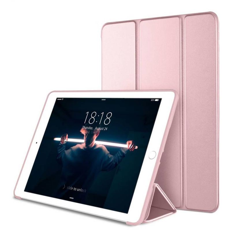 Laptop, Telefoane si Tablete - Tablete si accesorii tablete - Accesorii Tablete - Huse tablete - Husa de protectie Felman's, compatibil cu iPad-ul 9.7 inch 2017 / 2018, Roz - Infinity.ro