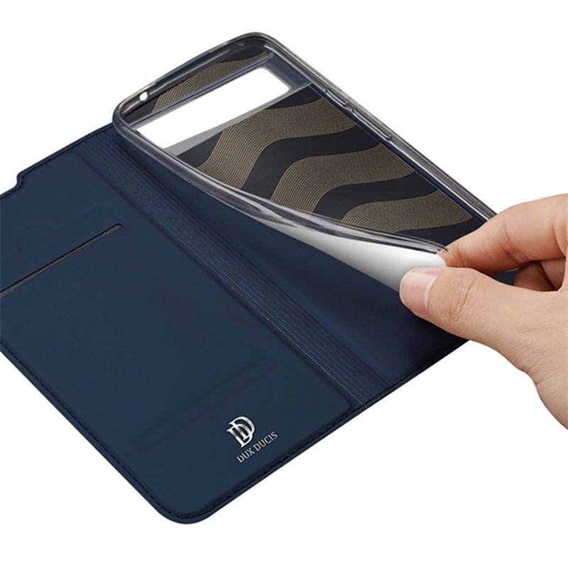 Laptop, Telefoane si Tablete - Telefoane mobile si accesorii - Accesorii Telefoane - Huse telefoane - Husa de protectie compatibila cu Google Pixel 6a, Piele ecologica, Negru - Infinity.ro