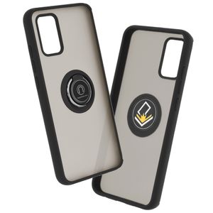 Husa de protectie compatibila cu Samsung Galaxy A02s, Metal, Negru