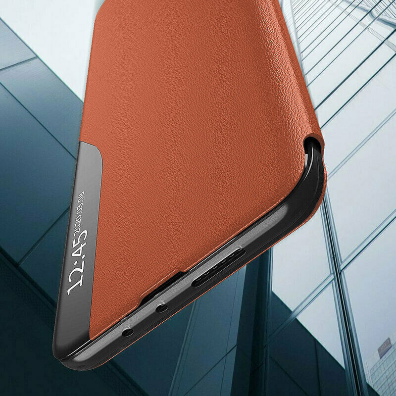 Laptop, Telefoane si Tablete - Telefoane mobile si accesorii - Accesorii Telefoane - Huse telefoane - Carcasa de protectie compatibila cu Huawei P Smart 2019/Smart 2020/Honor 10 Lite, Piele ecologica, Portocaliu - Infinity.ro