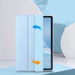 Laptop, Telefoane si Tablete - Tablete si accesorii tablete - Accesorii Tablete - Huse tablete - Husa Felman's tip carte eleganta pentru tableta Samsung Galaxy Tab S6 Lite 10.4 inch, Bleu - Infinity.ro