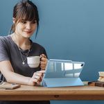 Laptop, Telefoane si Tablete - Tablete si accesorii tablete - Accesorii Tablete - Huse tablete - Husa Felman's tip carte eleganta pentru tableta Samsung Galaxy Tab S6 Lite 10.4 inch, Bleu - Infinity.ro