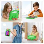 Laptop, Telefoane si Tablete - Tablete si accesorii tablete - Accesorii Tablete - Huse tablete - Husa Felman's de protectie din spuma pentru iPad Mini 6 2021 pentru copii, model Panda, Verde - Infinity.ro