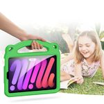Laptop, Telefoane si Tablete - Tablete si accesorii tablete - Accesorii Tablete - Huse tablete - Husa Felman's de protectie din spuma pentru iPad Mini 6 2021 pentru copii, model Panda, Verde - Infinity.ro