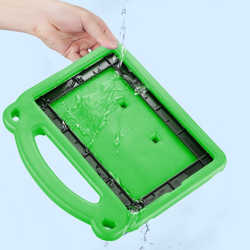 Laptop, Telefoane si Tablete - Tablete si accesorii tablete - Accesorii Tablete - Huse tablete - Husa Felman's de protectie din spuma pentru iPad Mini 6 2021 pentru copii, model Panda, Verde - Infinity.ro