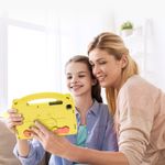 Laptop, Telefoane si Tablete - Tablete si accesorii tablete - Accesorii Tablete - Huse tablete - Husa de protectie Felba, pentru Samsung Galaxy Tab A7 10.4 2020, model Panda, Galben - Infinity.ro