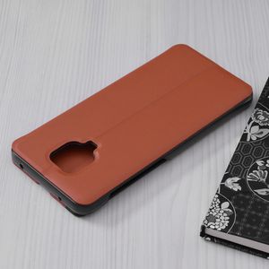 Carcasa de protectie compatibila cu Xiaomi Redmi Note 9 Pro/Note 9S/Note 9 Pro Max, Piele ecologica, Portocaliu