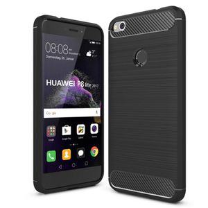 Husa de protectie compatibila cu Huawei P9 Lite 2017, P8 Lite 2017, PU, Negru