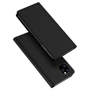 Husa de protectie compatibila cu Apple iPhone 11 Pro Max, PU, Negru