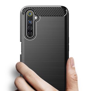 Husa de protectie compatibila cu Realme 6S/6, PU, Negru