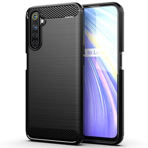 Husa de protectie compatibila cu Realme 6S/6, PU, Negru
