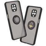 Laptop, Telefoane si Tablete - Telefoane mobile si accesorii - Accesorii Telefoane - Huse telefoane - Husa de protectie compatibila cu Xiaomi Redmi Note 9 Pro/Note 9S/Note 9 Pro Max, Metal, Negru - Infinity.ro