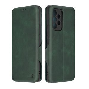 Husa de protectie compatibila cu Samsung Galaxy A53 5G, Piele ecologica, Verde