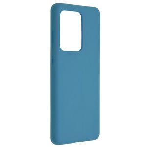 Husa de protectie compatibila cu Samsung Galaxy S20 Ultra 5G/S20 Ultra, Soft Silicon, Albastru
