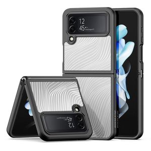 Husa de protectie compatibila cu Samsung Galaxy Z Flip4, PU, Negru