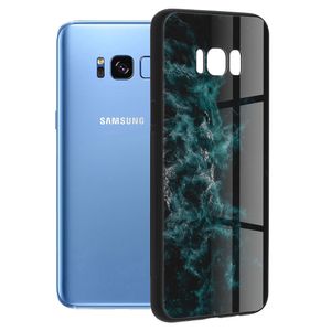 Husa de protectie compatibila cu Samsung Galaxy S8 Plus, PC, Albastru