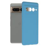 Laptop, Telefoane si Tablete - Telefoane mobile si accesorii - Accesorii Telefoane - Huse telefoane - Husa de protectie compatibila cu Google Pixel 7 Pro, Soft Silicon, Albastru - Infinity.ro